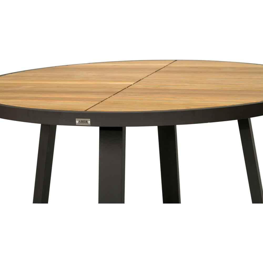 Dining Table - Watego Outdoor Round Dining Table – 1.9m – Asteroid Black (Charcoal) Powder Coated Legs
