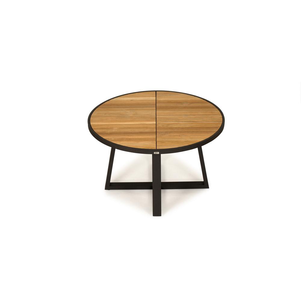 Dining Table - Watego Outdoor Round Dining Table – 1.9m – Black Powder Coated Legs