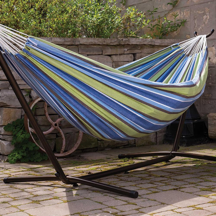 Hammocks - Vivere's Combo - Double Oasis Hammock With Stand (8ft)