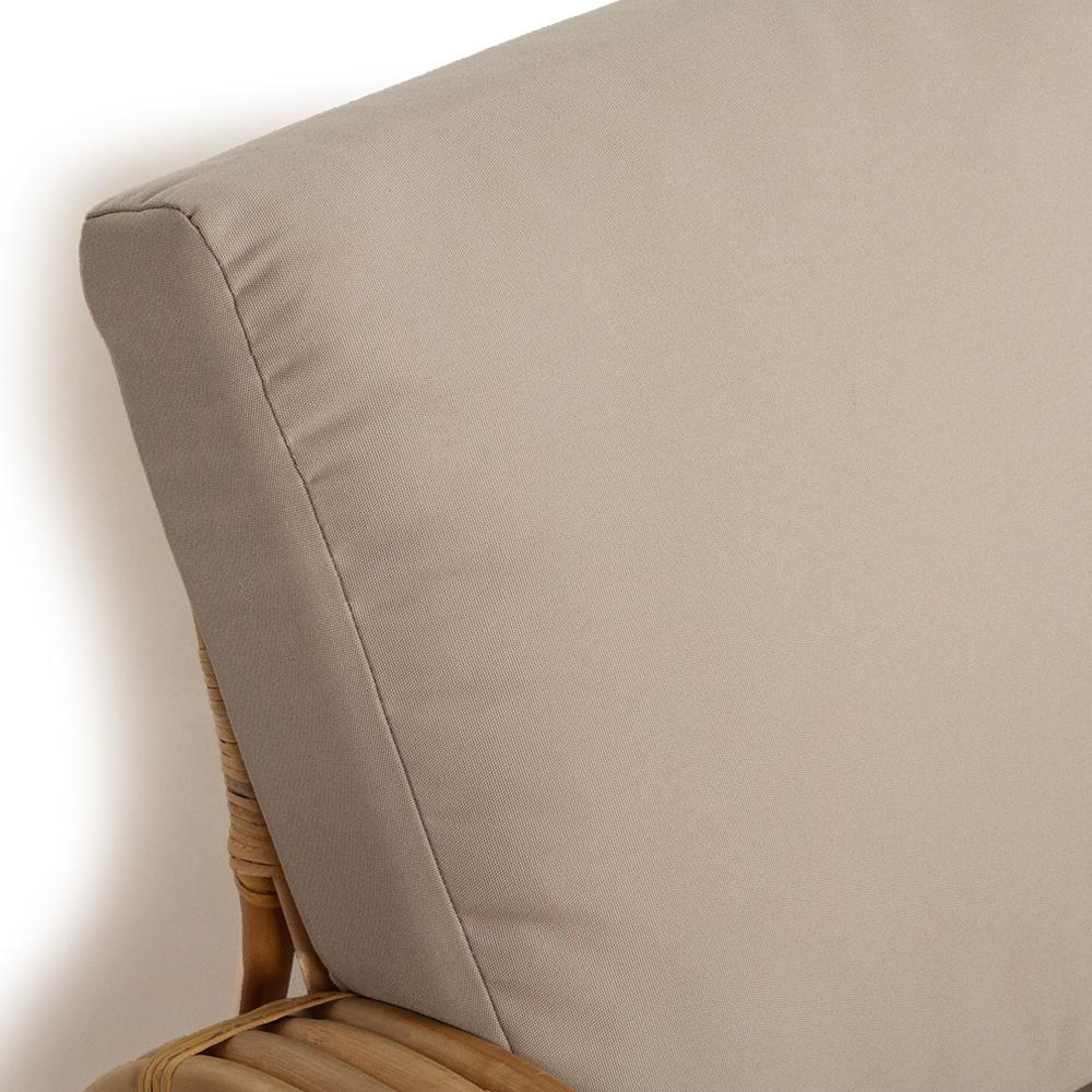 Outdoor Sofa - Pretzel Three Seater Sofa – Grey Cushions