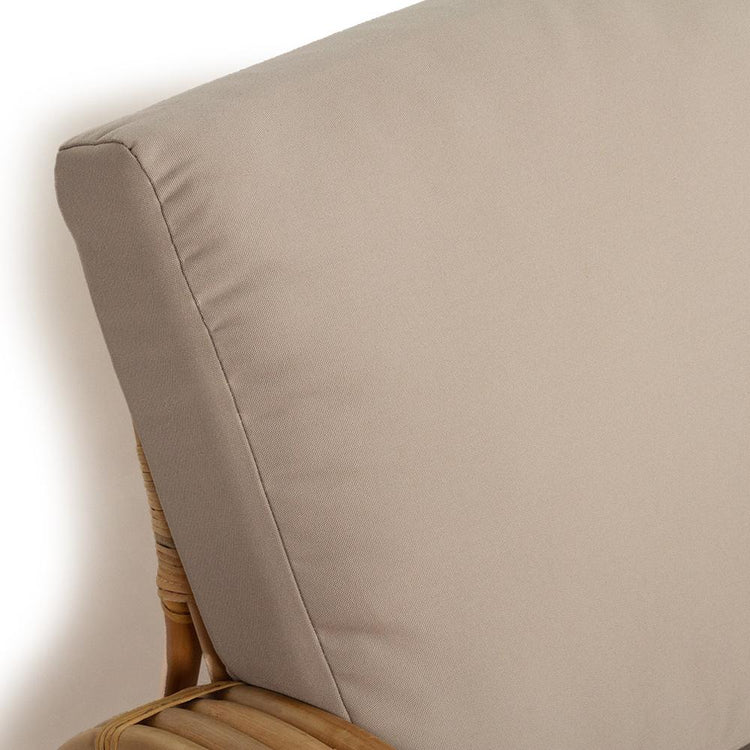 Outdoor Sofa - Pretzel Three Seater Sofa – Grey Cushions