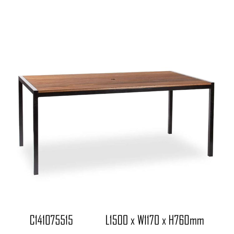 Outdoor Table - Moonah Outdoor Dining Table - Spotted Gum