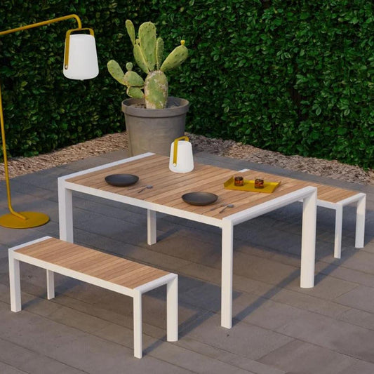 Outdoor Table - Vydel Table - Outdoor - 160cm X 100cm - White