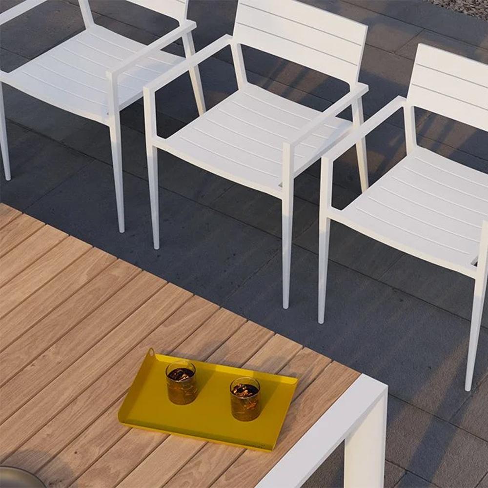 Outdoor Table - Vydel Table - Outdoor - 220cm X 100cm - White