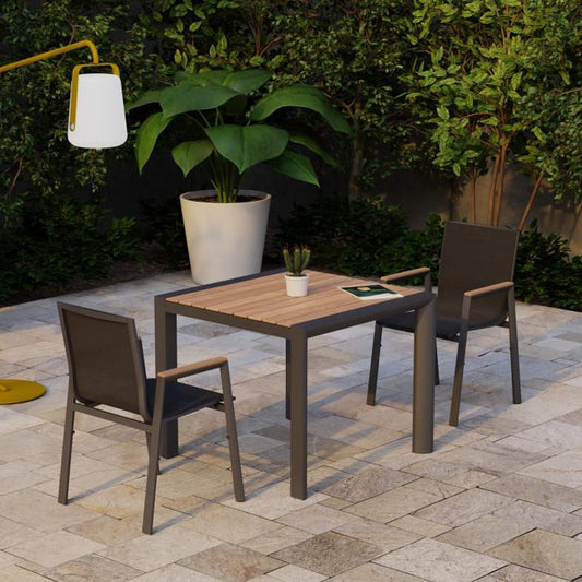Outdoor Table - Vydel Table - Outdoor - 90cm X 90cm - Charcoal