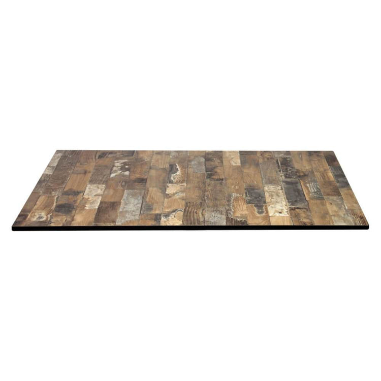 Table Top - Compact Laminate Rustic Block Wood Table Tops