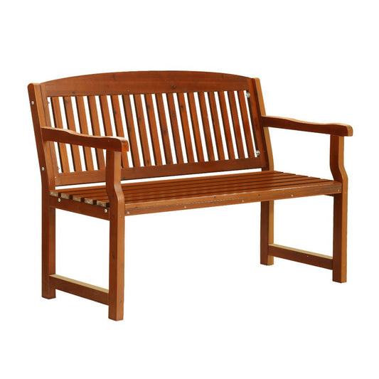 Wooden Outdoor Garden Bench Seat Brown